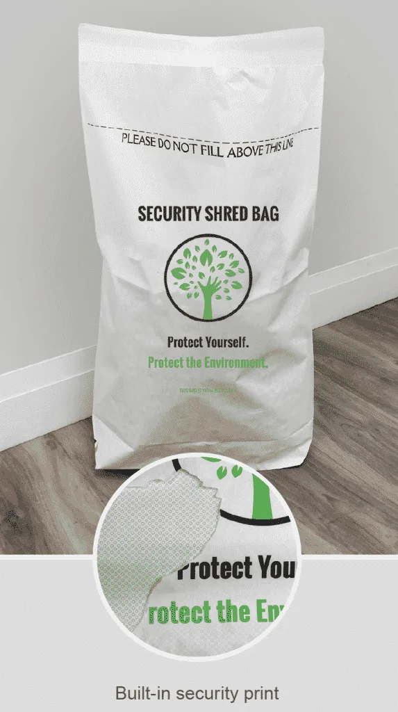 pulp shredding bags